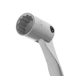 Ключ рожково-накидний, шарнірний, 17 мм,, Cr-V, покриття: сатин-хром INTERTOOL (XT-1417) UA