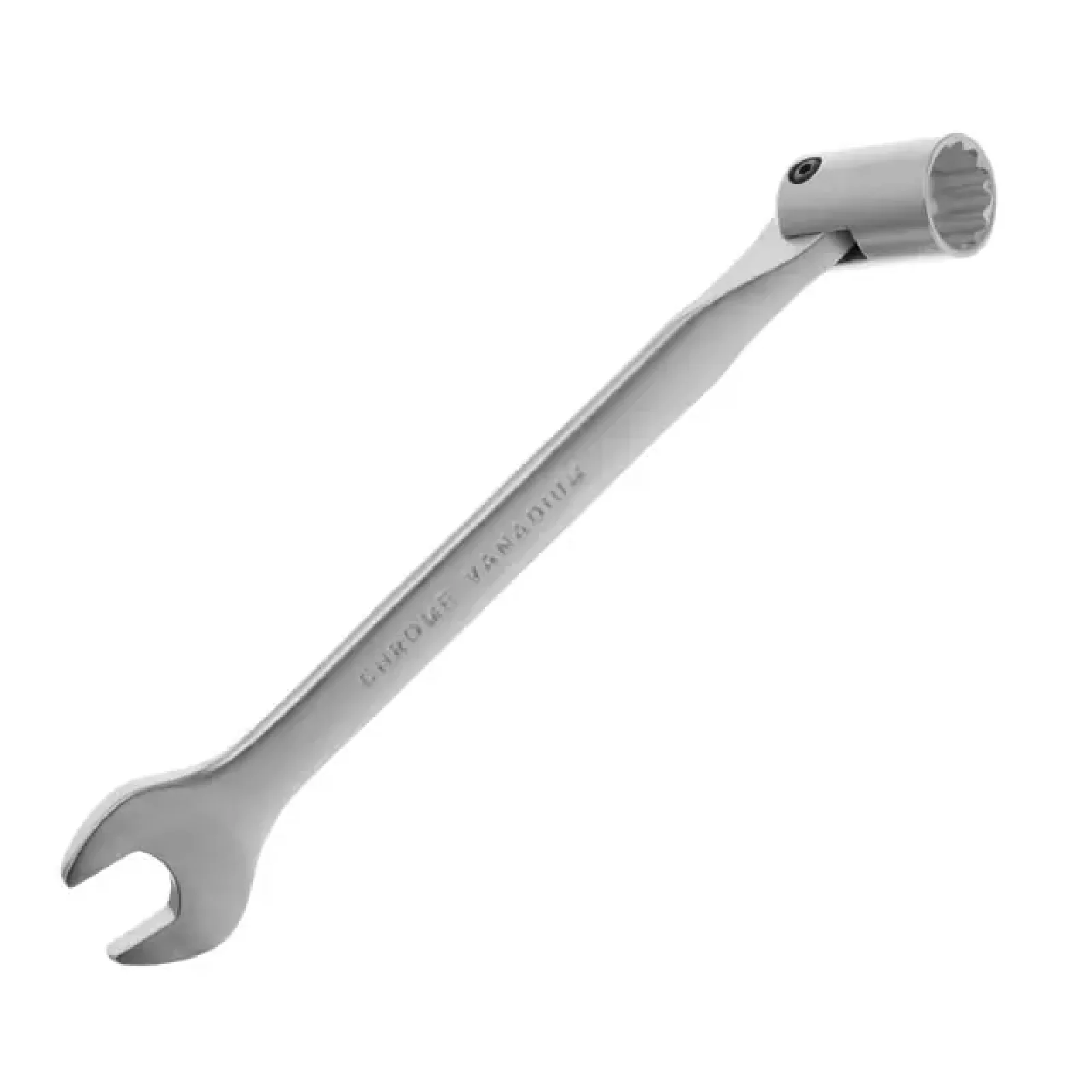 Ключ рожково-накидний, шарнірний, 17 мм,, Cr-V, покриття: сатин-хром INTERTOOL (XT-1417) UA