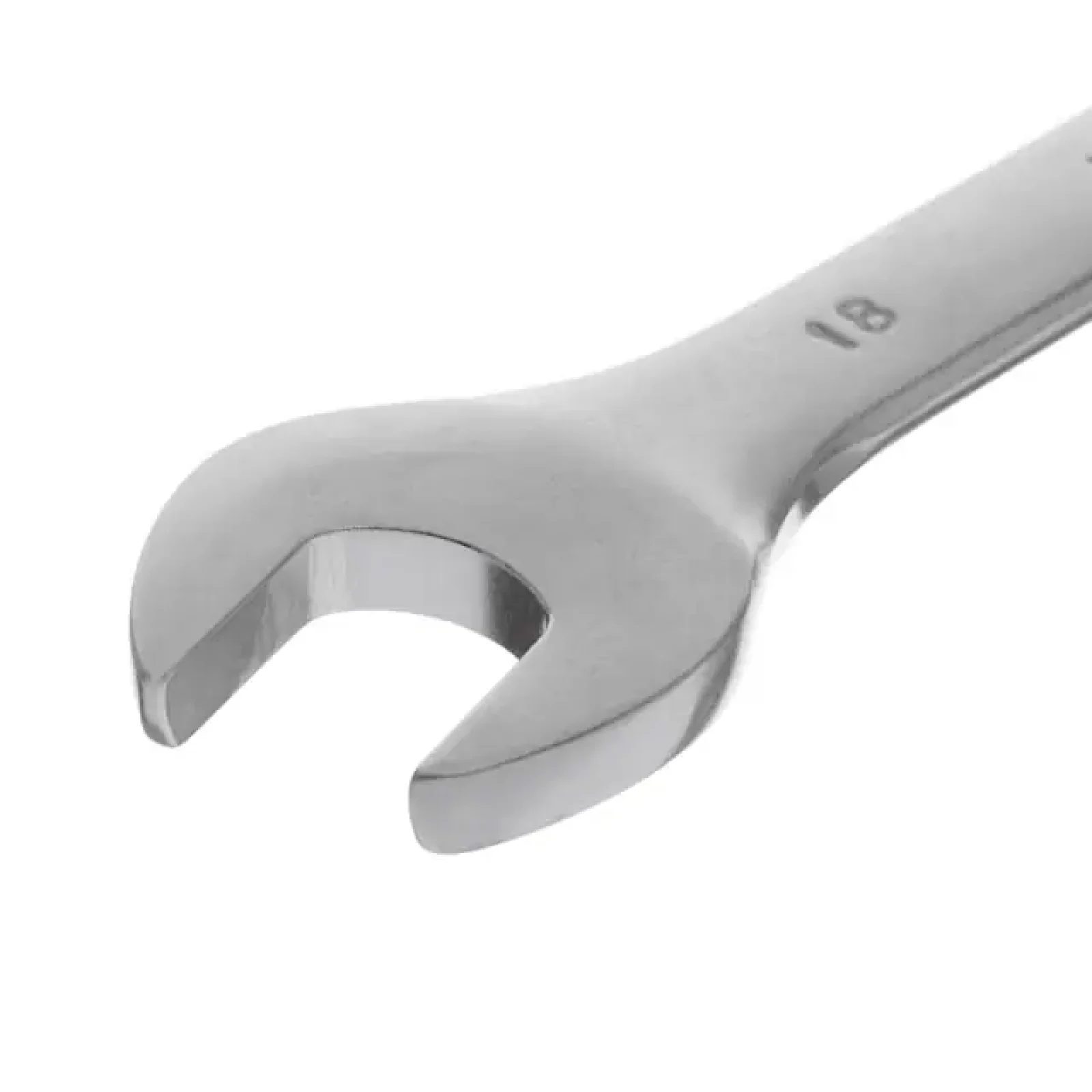 Ключ рожково-накидний, шарнірний, 18 мм,, Cr-V, покриття: сатин-хром INTERTOOL (XT-1418) UA