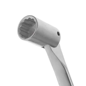 Ключ рожково-накидний, шарнірний, 18 мм,, Cr-V, покриття: сатин-хром INTERTOOL (XT-1418) UA