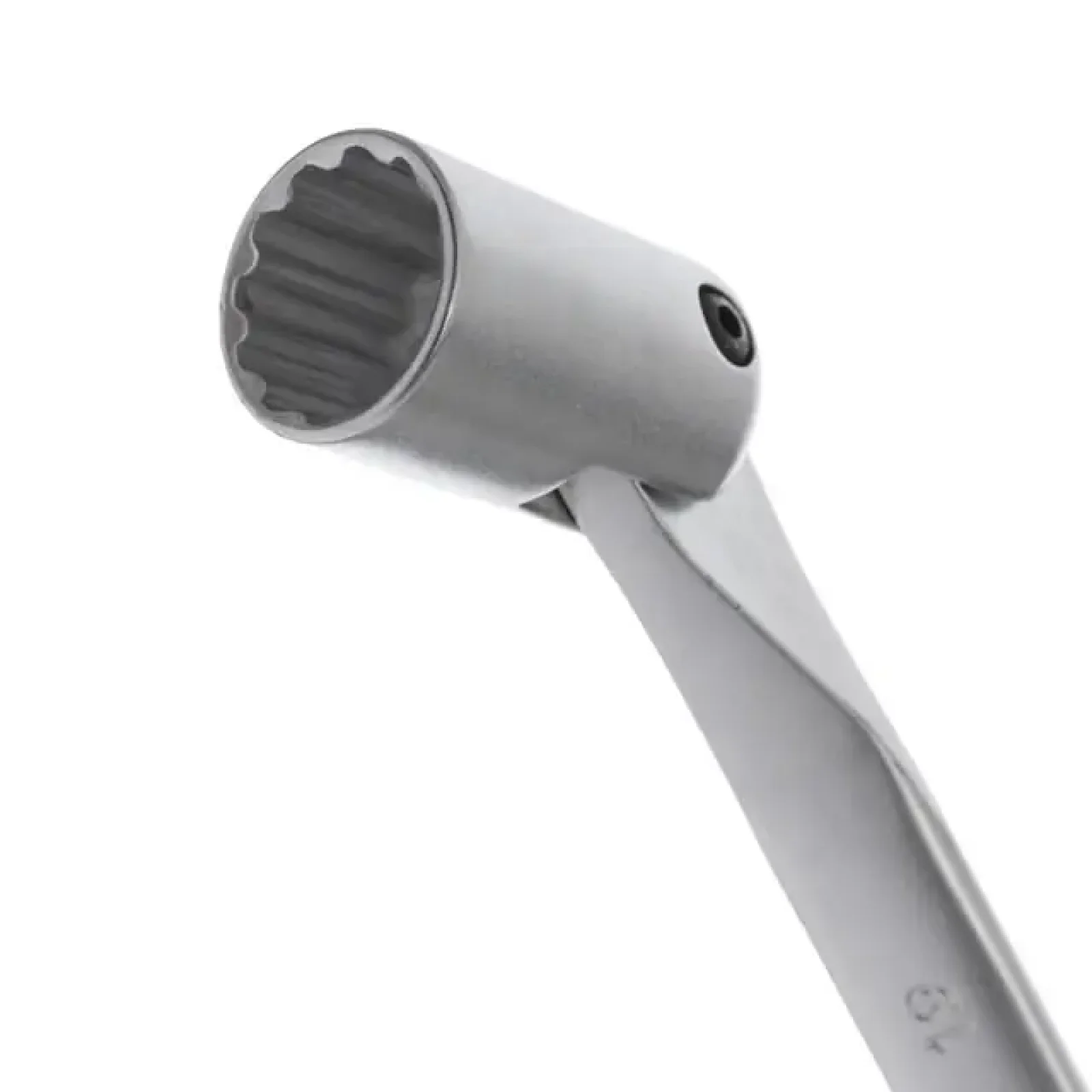 Ключ рожково-накидний, шарнірний, 19 мм,, Cr-V, покриття: сатин-хром INTERTOOL (XT-1419) UA