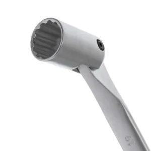 Ключ рожково-накидний, шарнірний, 19 мм,, Cr-V, покриття: сатин-хром INTERTOOL (XT-1419) UA