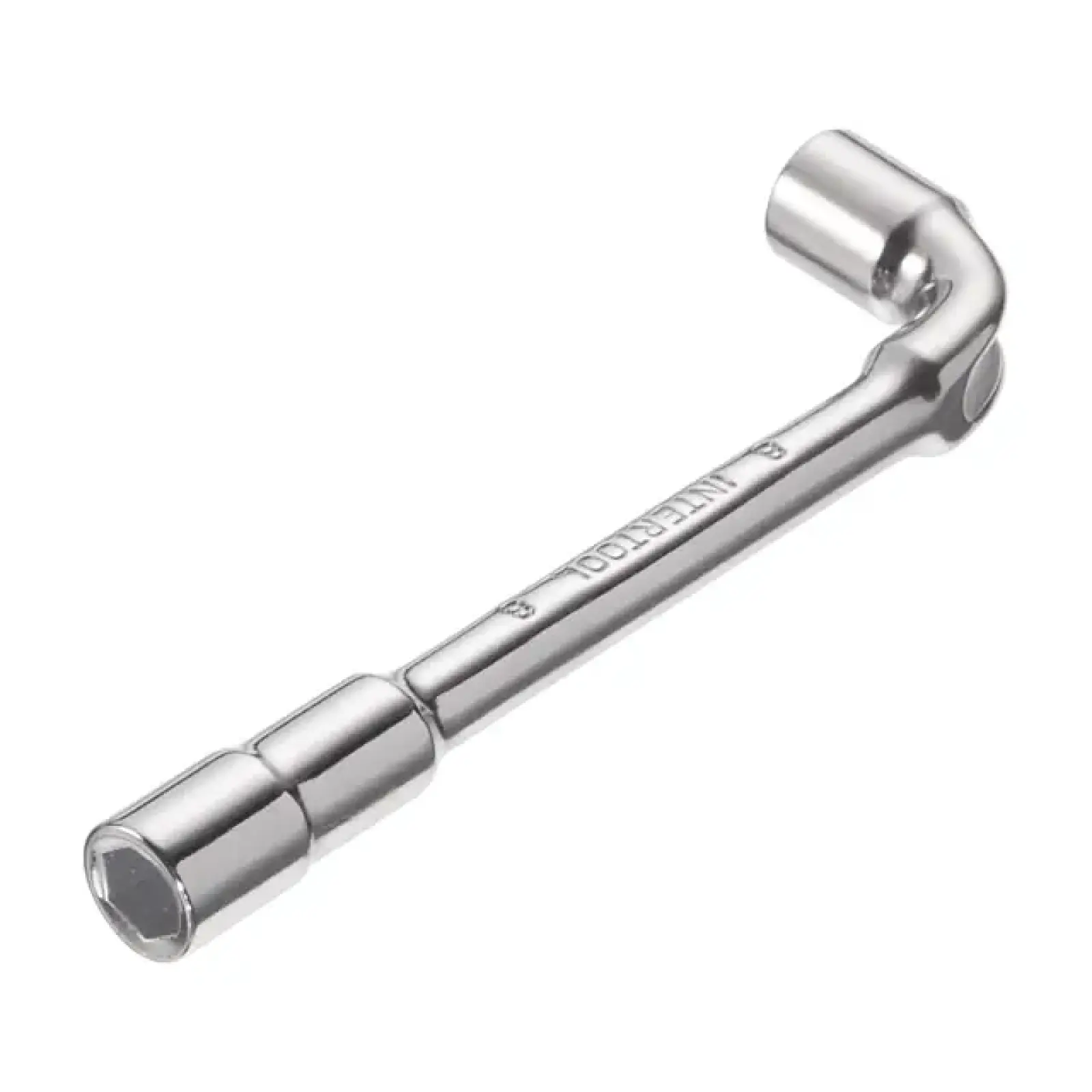 Ключ торцевий з отвором, L-подібний, 8 мм INTERTOOL (HT-1608) UA