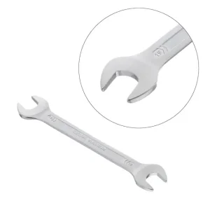 Ключ ріжковий, 18-19 мм, Cr-V, покриття: сатин-хром, DIN3110, STORM INTERTOOL (XT-1118) UA