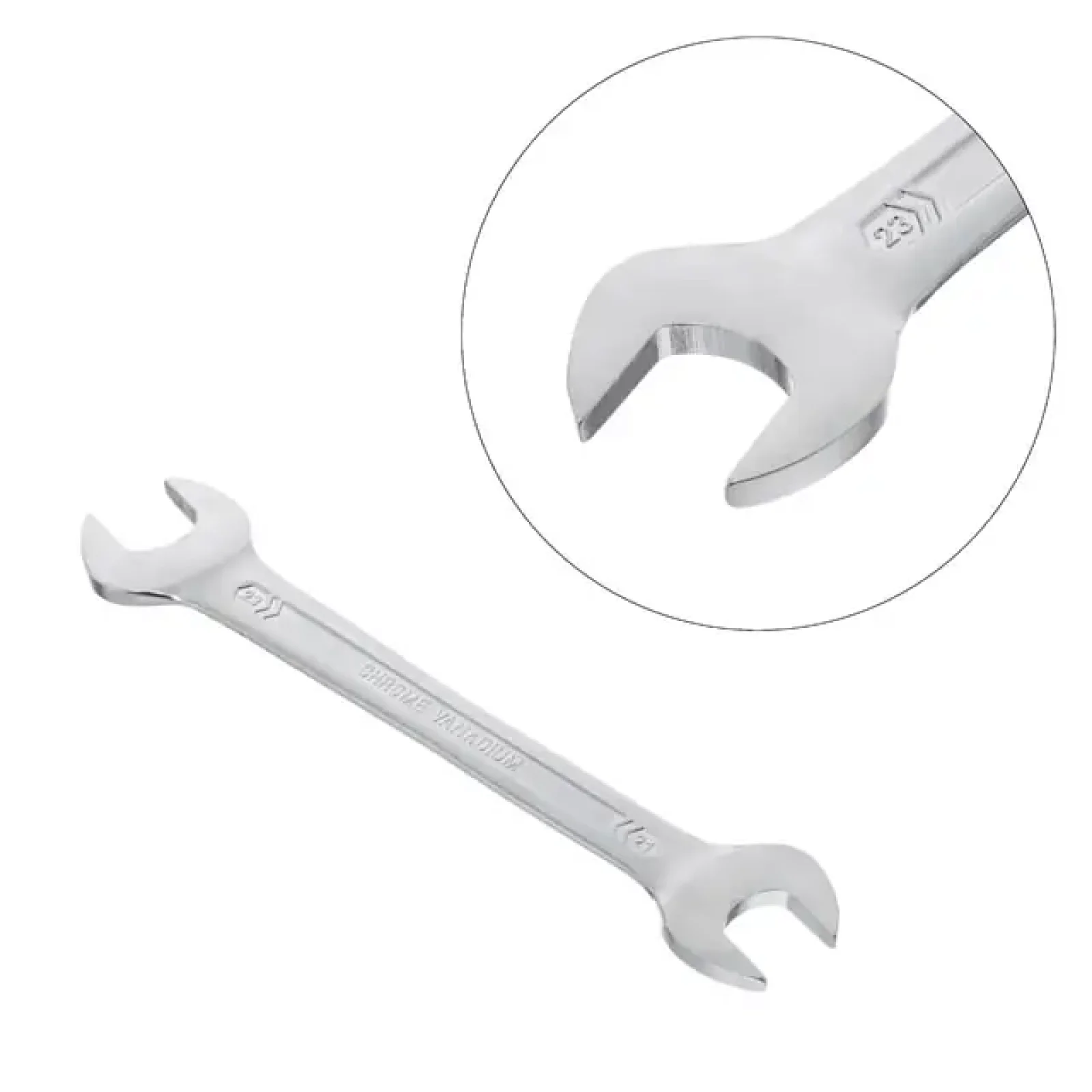 Ключ ріжковий, 21-23 мм, Cr-V, покриття: сатин-хром, DIN3110, STORM INTERTOOL (XT-1121) UA