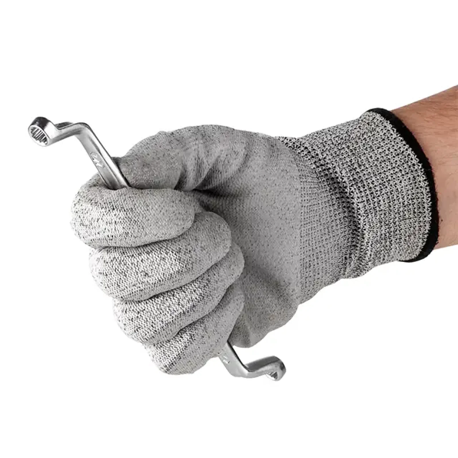 Ключ накидний, 6-7 мм, Cr-V, покриття: сатин-хром, DIN838, STORM INTERTOOL (XT-1206) UA