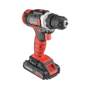 Дриль-шурупокрут акумуляторний, Li-Ion, 18 В, 25 Nm, 0-400/0-1500 об/хв, 1,3 Аг INTERTOOL (WT-0313) UA