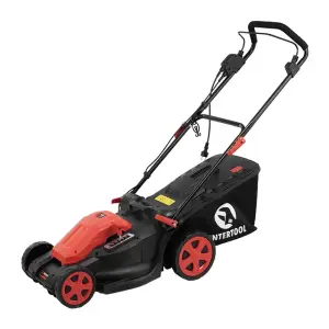 Газонокосарка електрична 1,8 кВт, 230 В~50 Гц, 3200 об/хв, ширина захвату 400 мм, висота зрізу 25-75 мм, контейнер 40 л, STORM INTERTOOL (WT-2265) UA