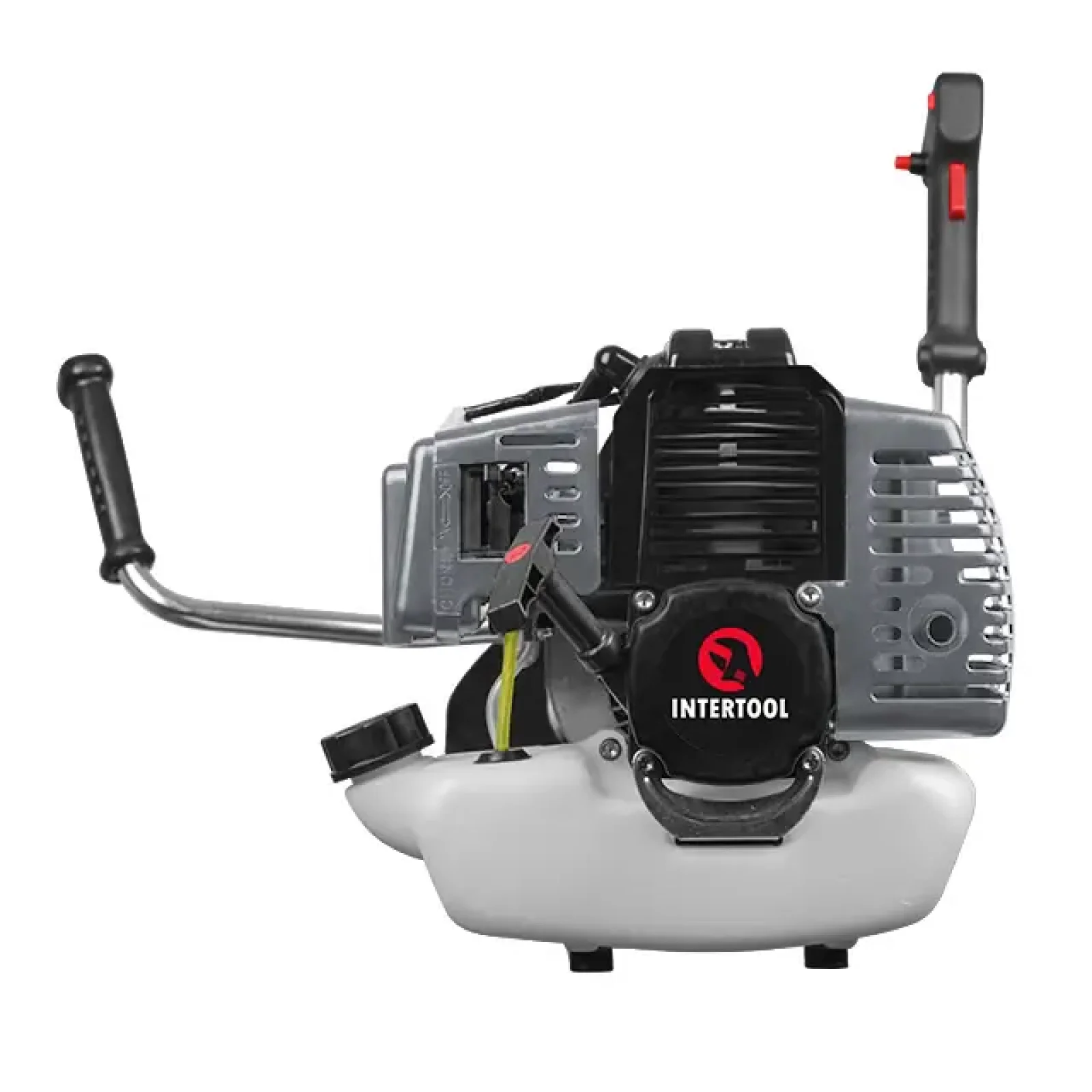 Мотокоса, 1,85 кВт, 52 см³, котушка, 3-лопатевий ніж, плечовий ремінь INTERTOOL (DT-2232) UA
