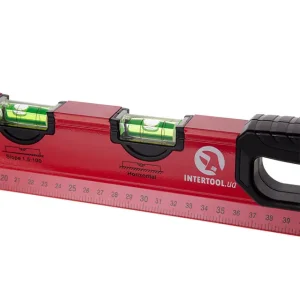 Рівень будівельний, 600 мм, 5 капсул INTERTOOL (MT-1006) UA
