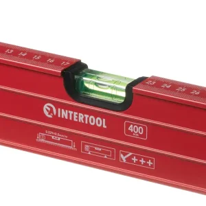 Рівень з поворотною капсулою 400мм. 3 капсули INTERTOOL (MT-1264) UA