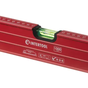 Рівень з поворотною капсулою 1000мм. 3 капсули INTERTOOL (MT-1270) UA