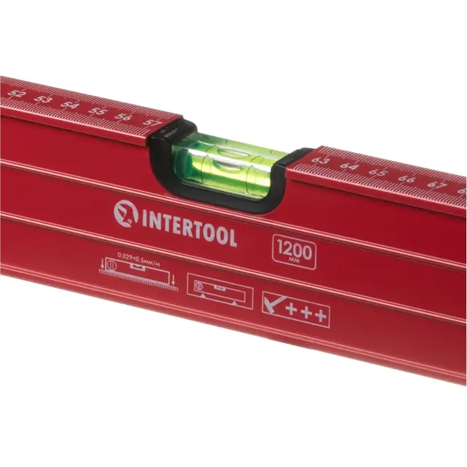 Рівень з поворотною капсулою 1200мм. 3 капсули INTERTOOL (MT-1272) UA