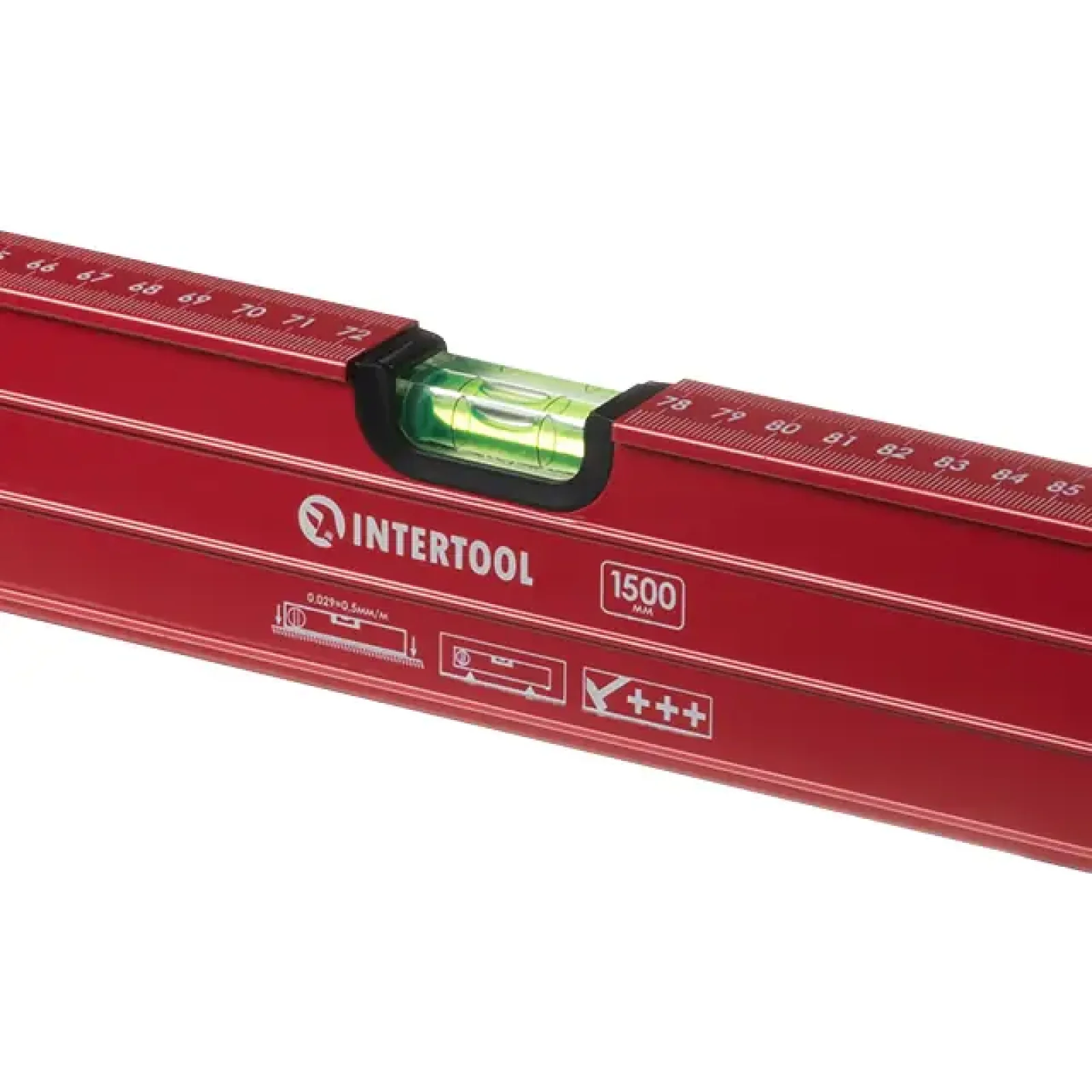 Рівень з поворотною капсулою 1500мм. 3 капсули INTERTOOL (MT-1275) UA