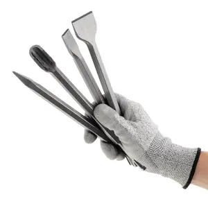 Набір зубил для перфоратора 4 шт., SDS-Plus INTERTOOL (SD-0410) UA