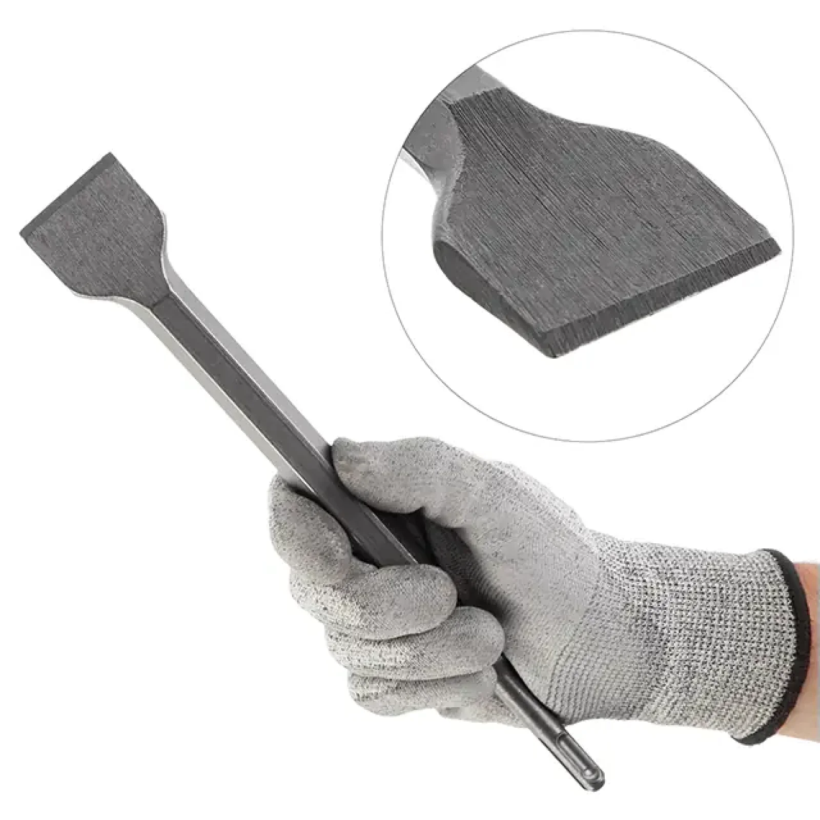 Зубило плоске, SDS-Plus, 40 мм, 280×17 мм INTERTOOL (SD-0415) UA