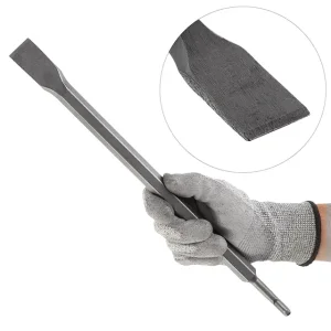 Зубило плоске, SDS-Plus, 25 мм, 400×17 мм INTERTOOL (SD-0441) UA