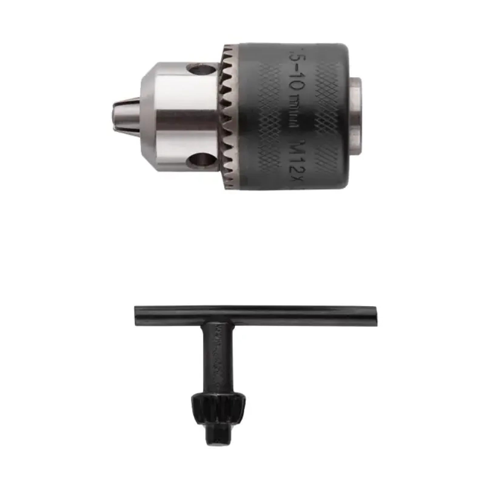 Патрон для дриля з ключем, M12×1,25, 1,5-10 мм INTERTOOL (ST-3823) UA