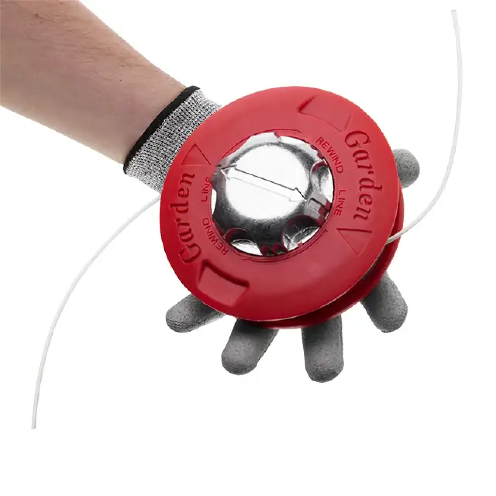 Котушка для трімера/мотокоси GARDEN, різьба, М10х1,25, діаметр волосіні макс. 3.0 мм, металева кнопка INTERTOOL (DT-2276) UA