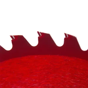 Ніж для мотокоси/тримера з твердосплавними напайками ø255x25.4x1.35 мм 40T, HRC 82-86, 3 підрізні лопаті, анодоване покриття INTERTOOL (DT-2356) UA