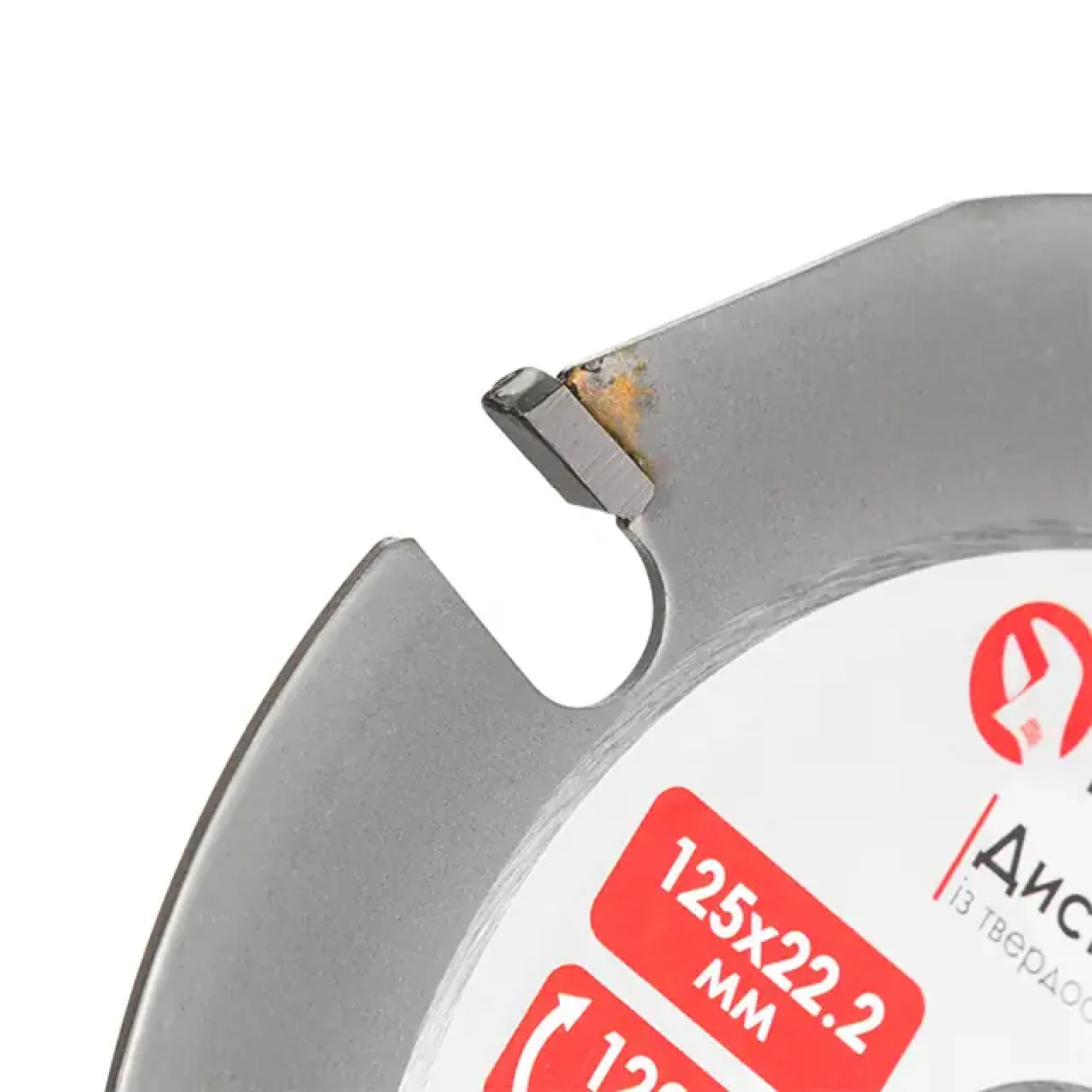 Диск по деревині, з твердосплавними напайками, 125×22,2×2,0 мм, 3 зуби, 12250 об/хв INTERTOOL (CT-3014) UA