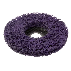 Диск зачисний зі спіненого абразиву, фіолетовий, 125×22,2×13 мм, P46, T27, 7600 об/хв INTERTOOL (BT-0603) UA