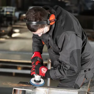 Диск зачисний із спіненого абразиву, блакитний, 125×22,2×13 мм, P46, T27, 7600 об/хв INTERTOOL (BT-0604) UA