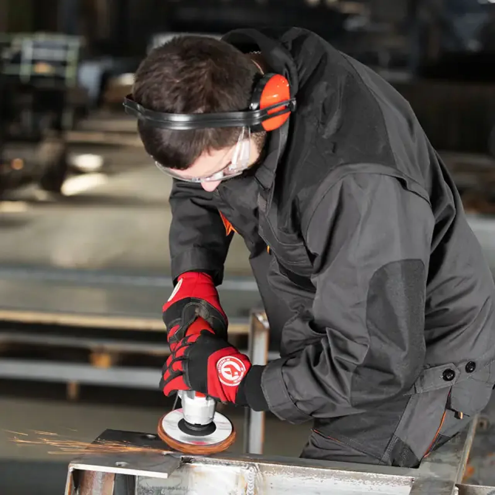 Диск зачисний із спіненого абразиву, оранжевий, 125×22,2×13 мм, P46, T27, 7600 об/хв INTERTOOL (BT-0605) UA