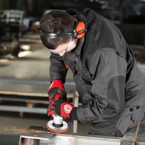 Диск зачисний із спіненого абразиву, оранжевий, 125×22,2×13 мм, P46, T27, 7600 об/хв INTERTOOL (BT-0605) UA