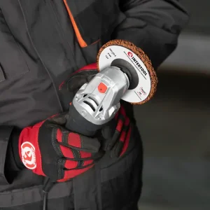 Диск зачисний із спіненого абразиву, оранжевий, 125×22,2×13 мм, P46, T27, 7600 об/хв INTERTOOL (BT-0605) UA