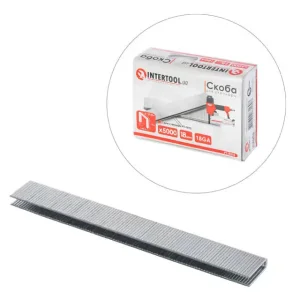 Скоба для степлера PT-1612 18×5,7(5,8) мм, 18GA, 1,25×1,0 мм, 5000 од/упак INTERTOOL (PT-8318) UA