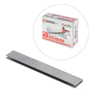 Скоба для степлера PT-1612 20×5,7(5,8) мм, 18GA, 1,25×1,0 мм, 5000 од/упак INTERTOOL (PT-8320) UA