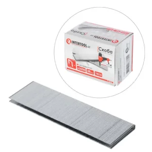 Скоба для степлера PT-1612 38×5,7(5,8) мм, 18GA, 1,25×1,0 мм, 5000 од/упак INTERTOOL (PT-8338) UA