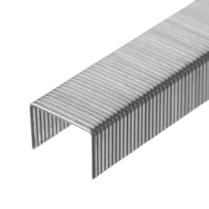 Скоба гартована 8 мм, ширина 11,3 мм, перетин 0,70 мм, 1000 шт/упак INTERTOOL (RT-0128) UA