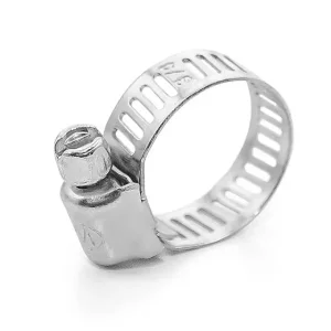 Хомут сталевий оцинкований, 8 мм, Ø - 13-23 мм INTERTOOL (TC-0013) UA