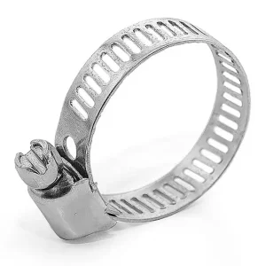 Хомут сталевий оцинкований, 8 мм, Ø - 14-27 мм INTERTOOL (TC-0014) UA