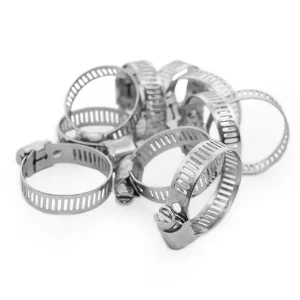 Хомут сталевий оцинкований, 8 мм, Ø - 14-27 мм INTERTOOL (TC-0014) UA