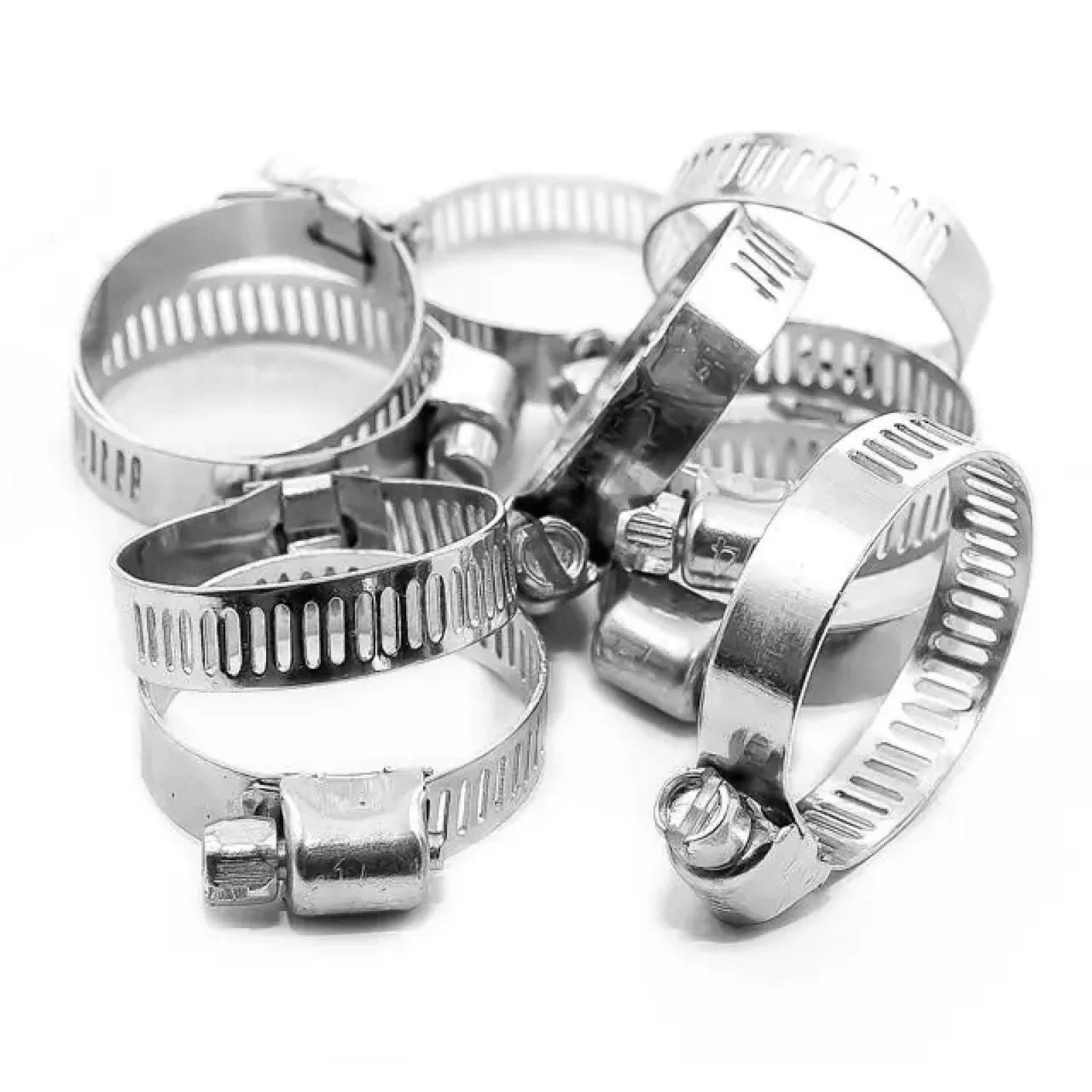 Хомут сталевий оцинкований, 8 мм, Ø - 18-32 мм INTERTOOL (TC-0018) UA