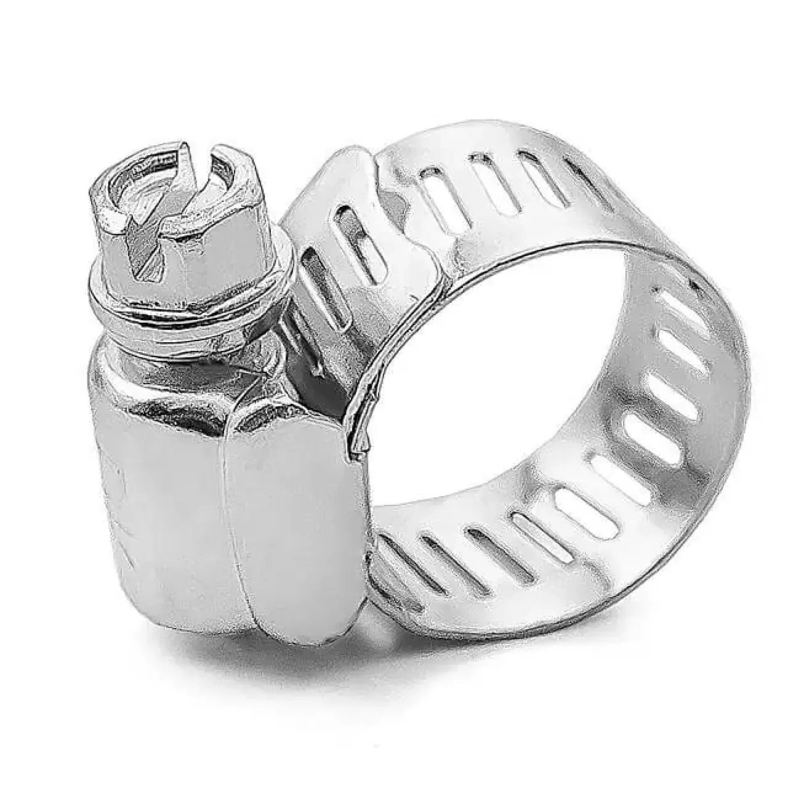 Хомут сталевий оцинкований, 12,7 мм, Ø - 13-23 мм INTERTOOL (TC-0113) UA