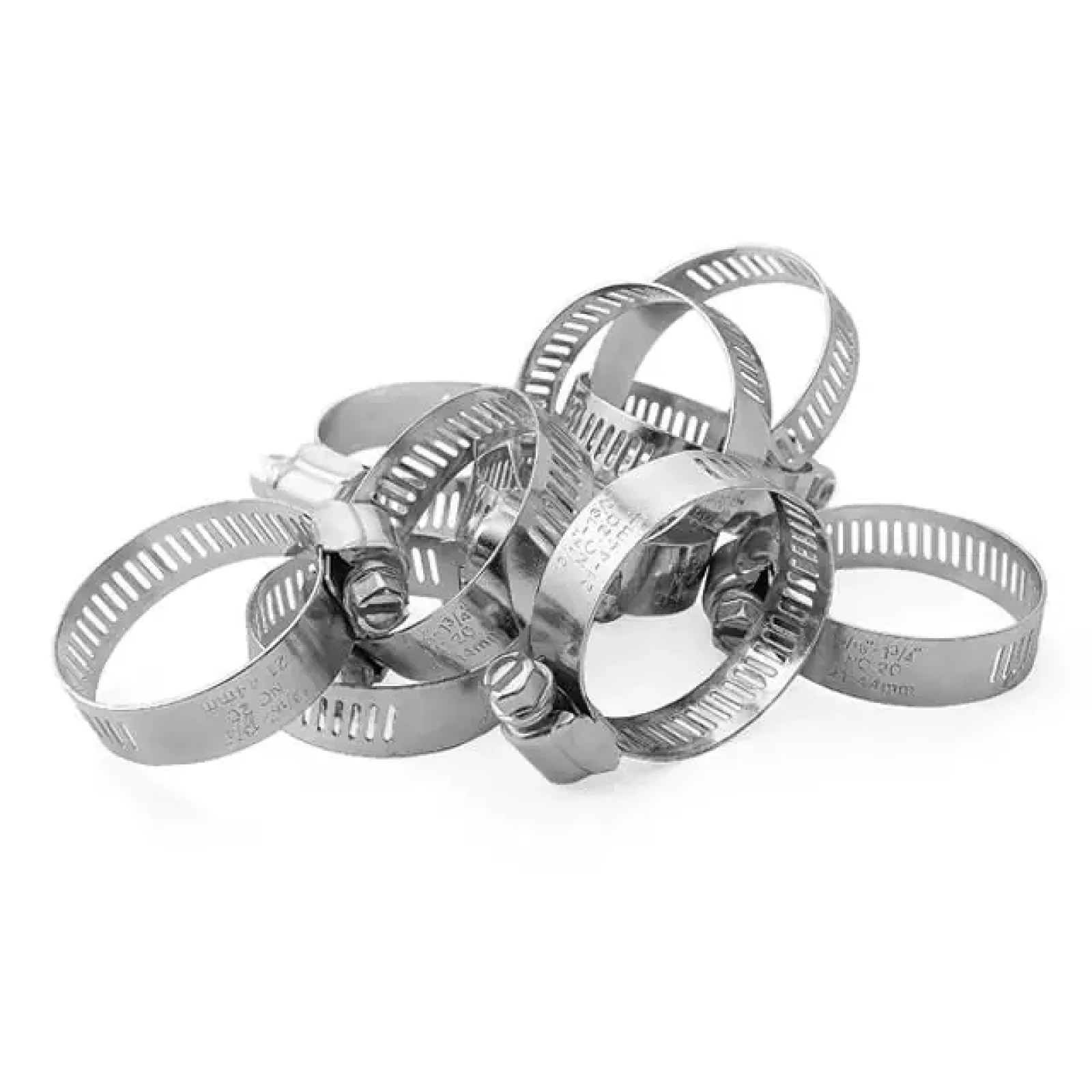 Хомут сталевий оцинкований, 12,7 мм, Ø - 21-44 мм INTERTOOL (TC-0122) UA