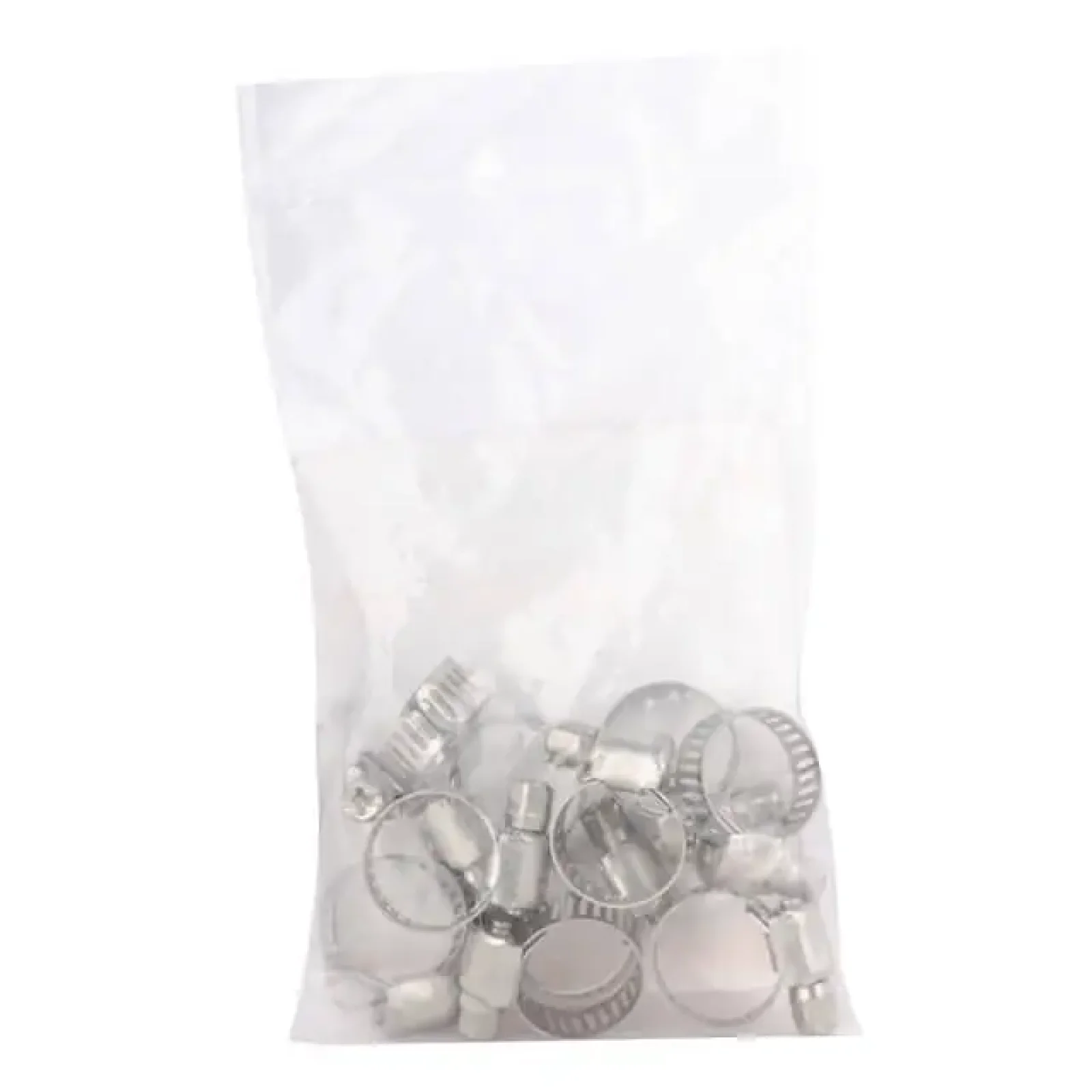 Хомут нержавіюча сталь, 8 мм, Ø - 6-16 мм INTERTOOL (TC-1006) UA