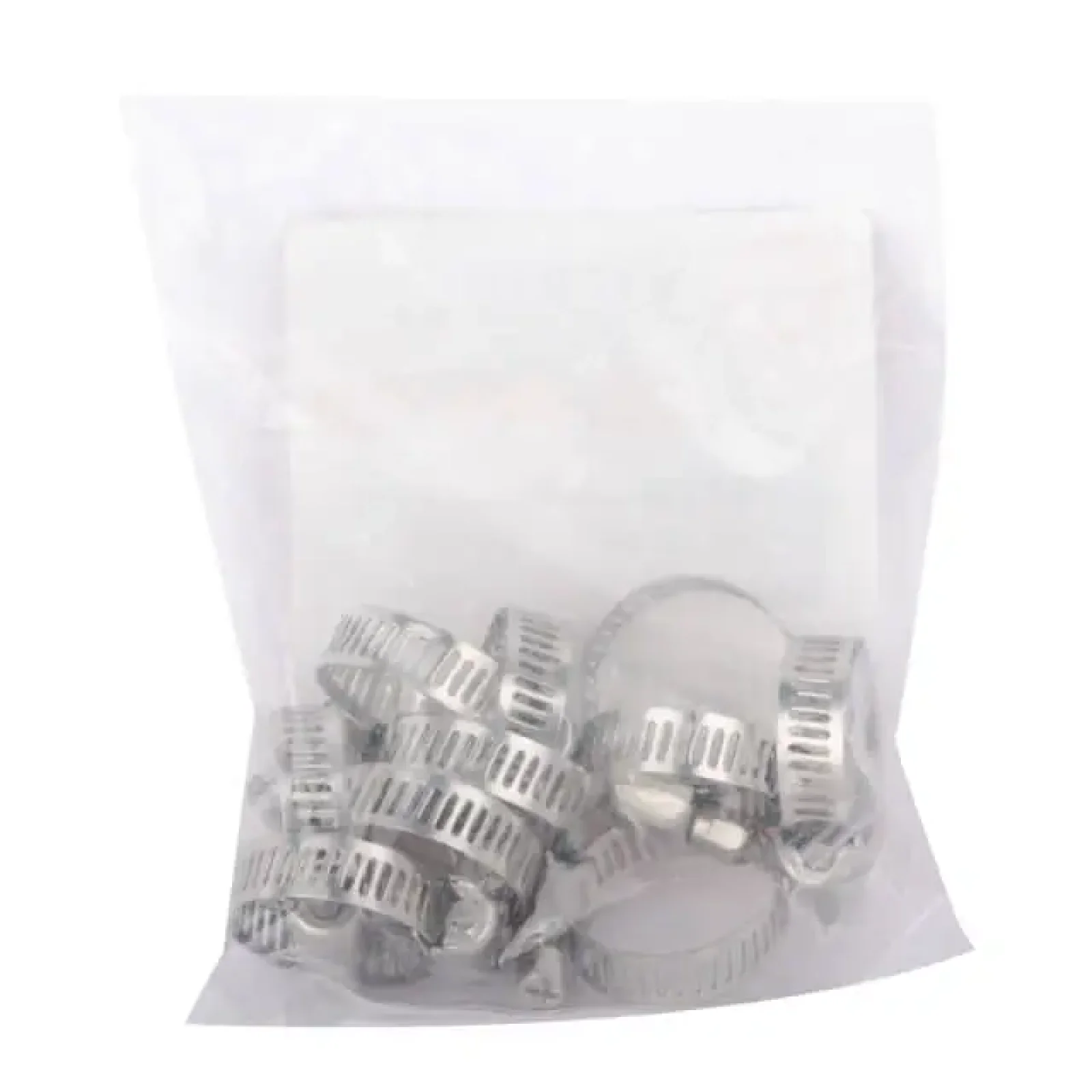 Хомут нержавіюча сталь, 8 мм, Ø - 13-23 мм INTERTOOL (TC-1013) UA