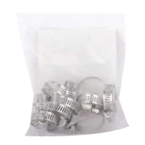 Хомут нержавіюча сталь, 8 мм, Ø - 13-23 мм INTERTOOL (TC-1013) UA