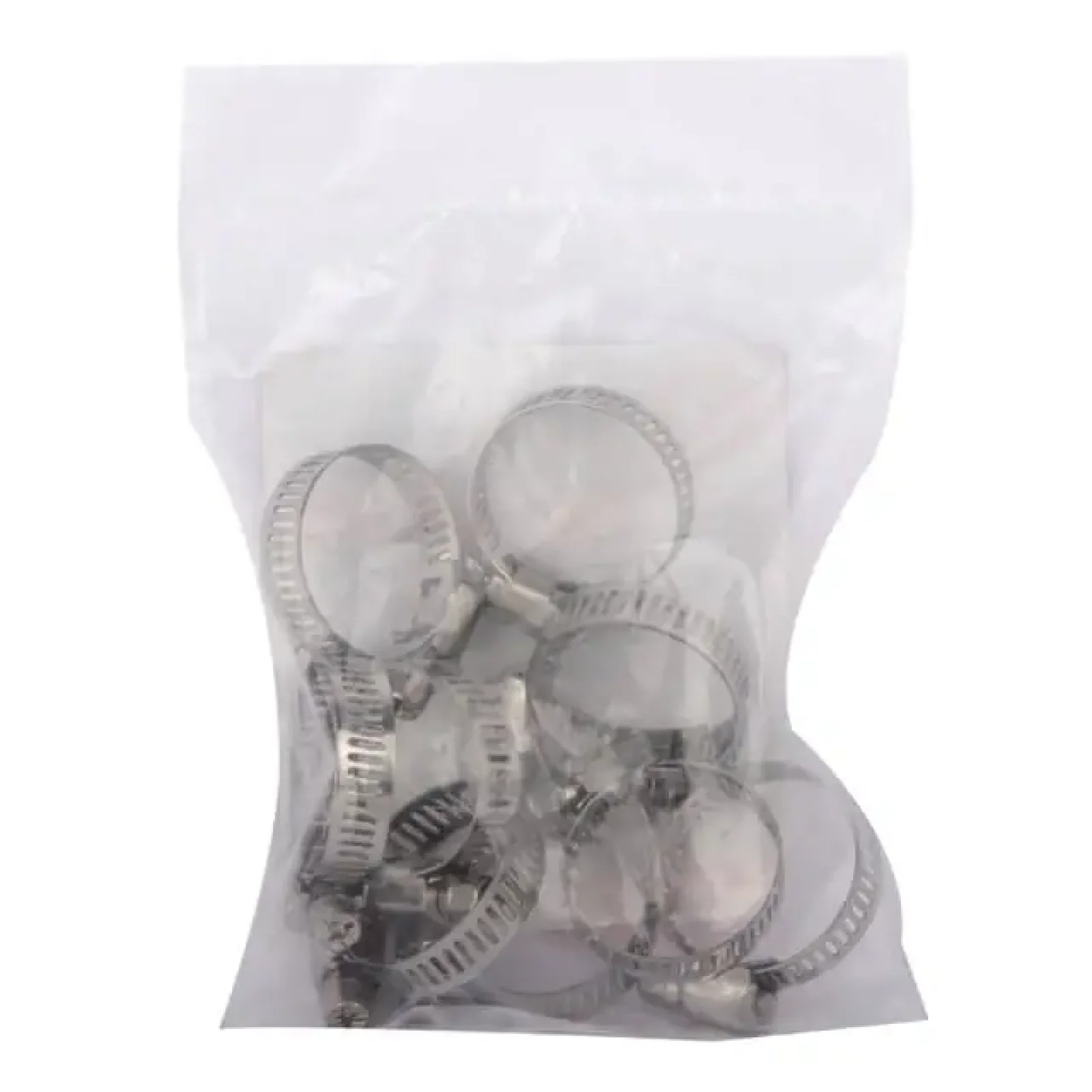 Хомут нержавіюча сталь, 8 мм, Ø - 14-27 мм INTERTOOL (TC-1014) UA