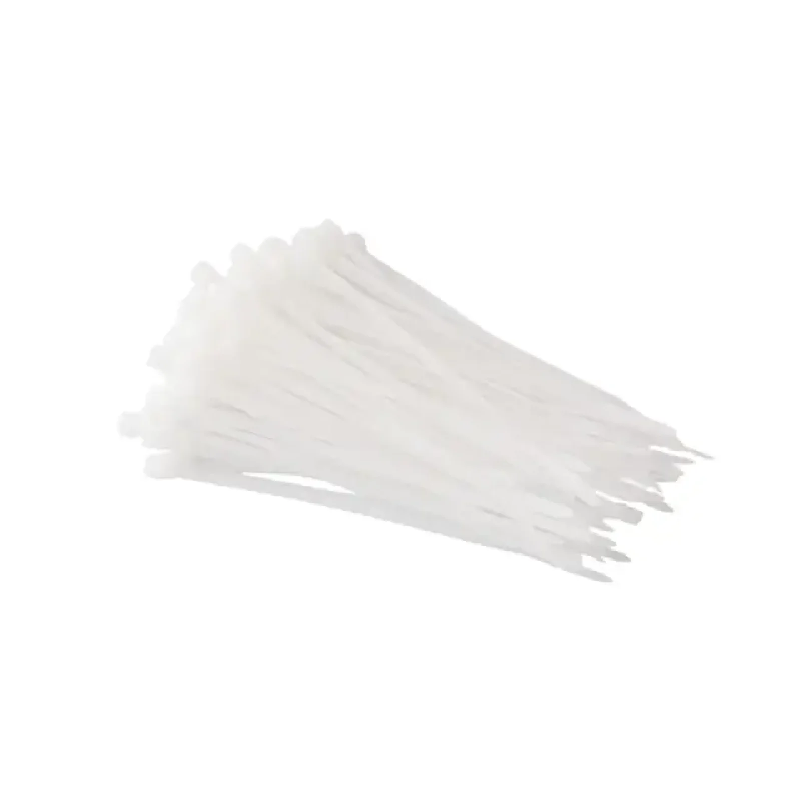 Хомут пластиковий, 2,5×100 мм, 100 шт/упак, білий INTERTOOL (TC-2510) UA