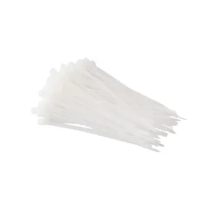 Хомут пластиковий, 2,5×100 мм, 100 шт/упак, білий INTERTOOL (TC-2510) UA