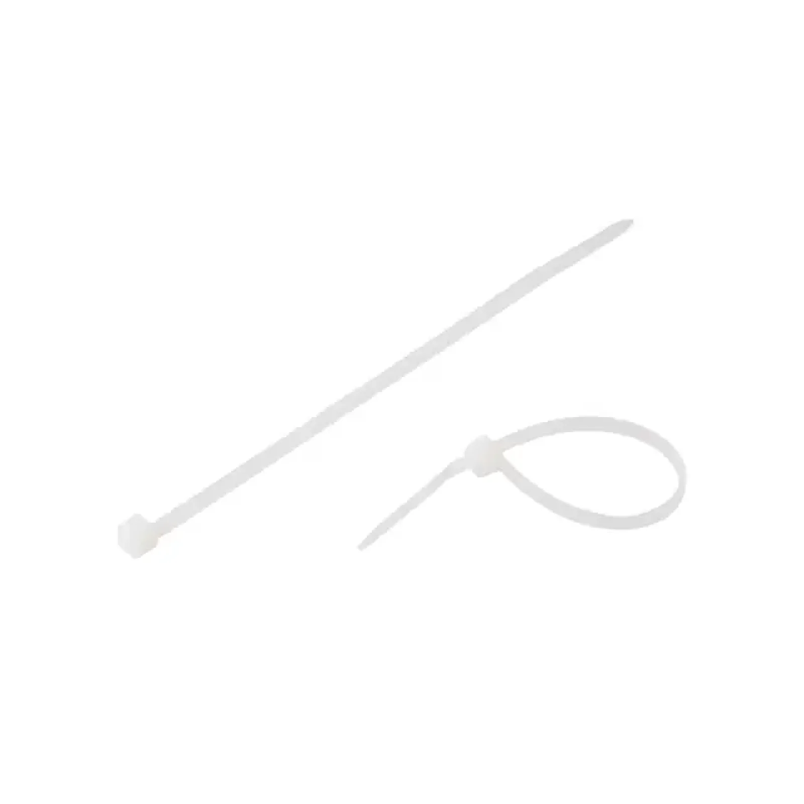 Хомут пластиковий, 2,5×100 мм, 100 шт/упак, білий INTERTOOL (TC-2510) UA