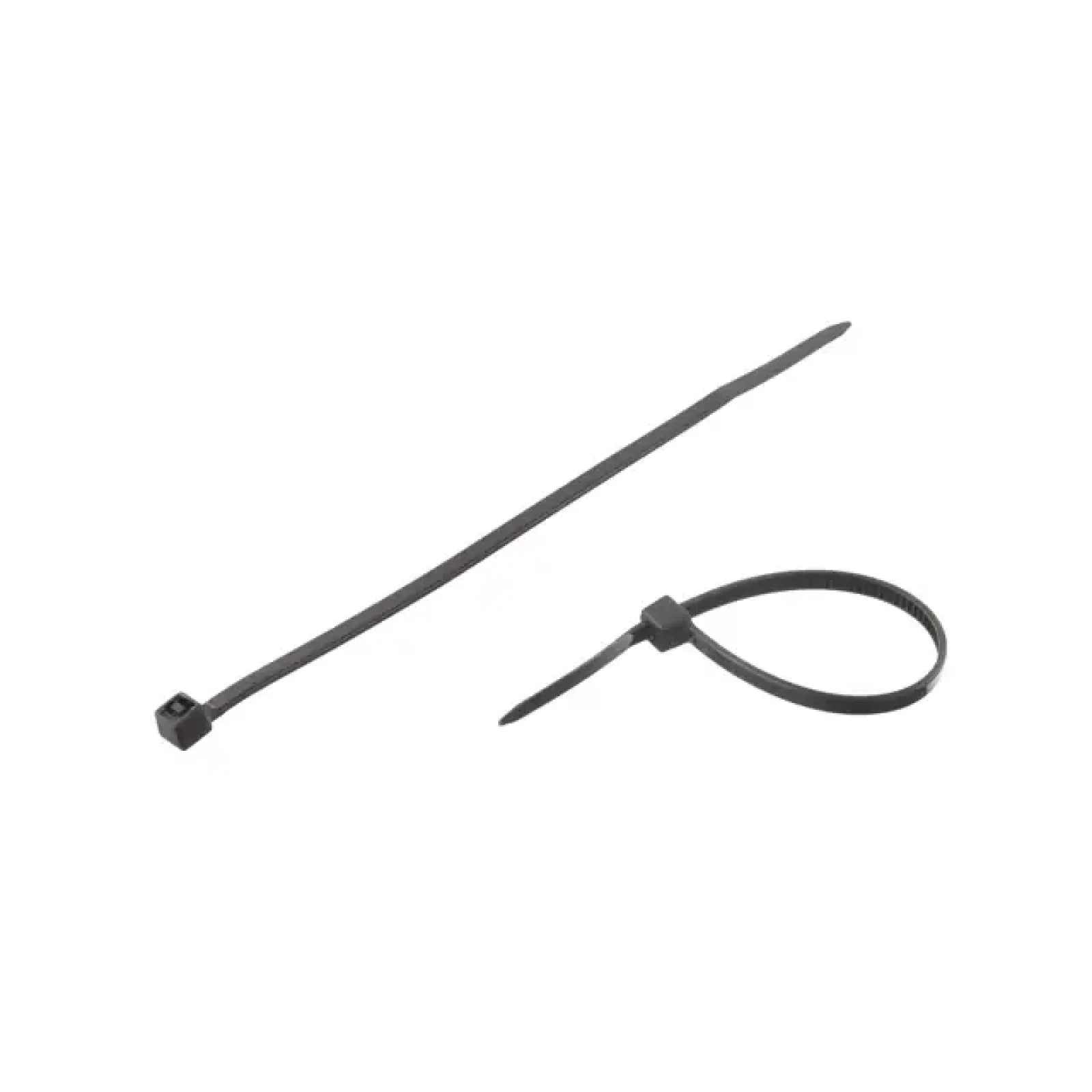 Хомут пластиковий, 2,5×100 мм, 100 шт/упак, чорний INTERTOOL (TC-2511) UA