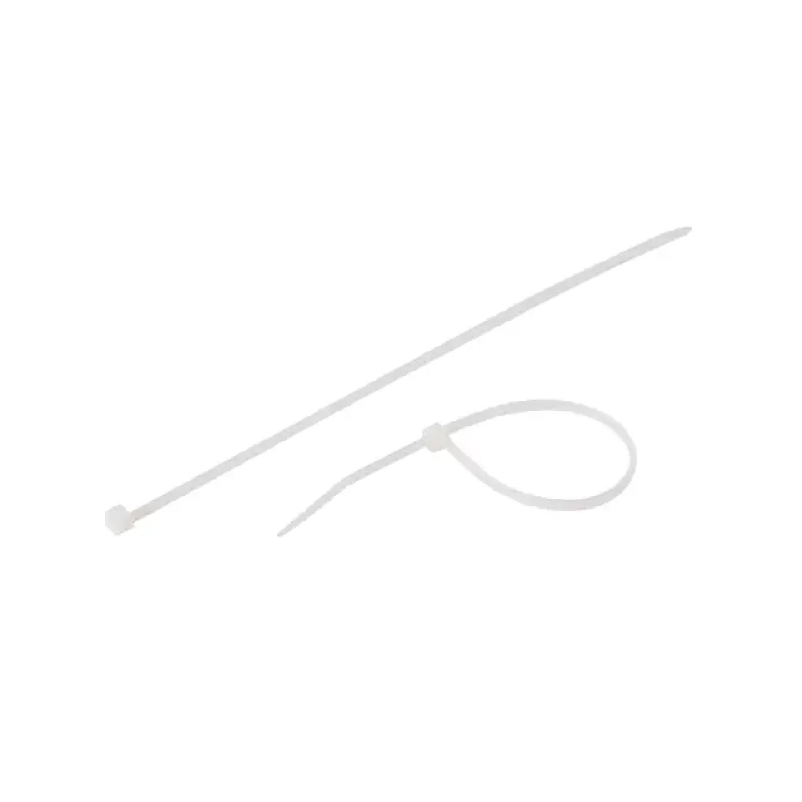 Хомут пластиковий, 2,5×150 мм, 100 шт/упак, білий INTERTOOL (TC-2515) UA