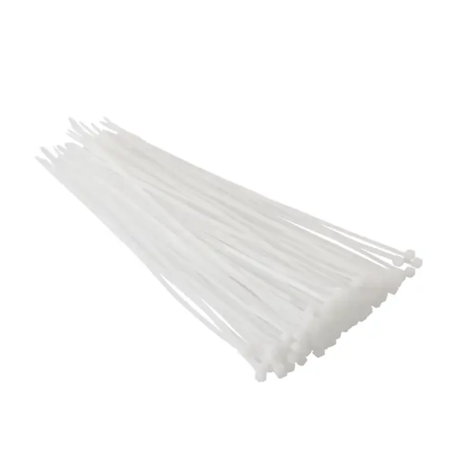 Хомут пластиковий, 2,5×200 мм, 100 шт/упак, білий INTERTOOL (TC-2520) UA